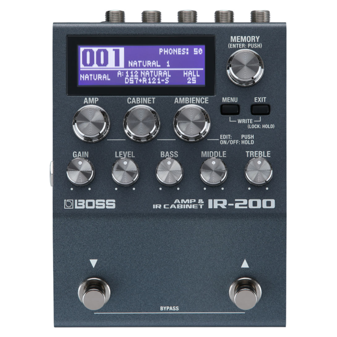 Boss IR-200 Amp & Cabinet Simulator Pedal