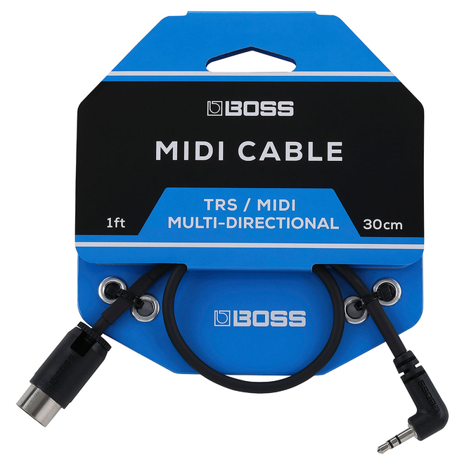 Boss 3.5MM TRS/MIDI Connecting Cable, 1'