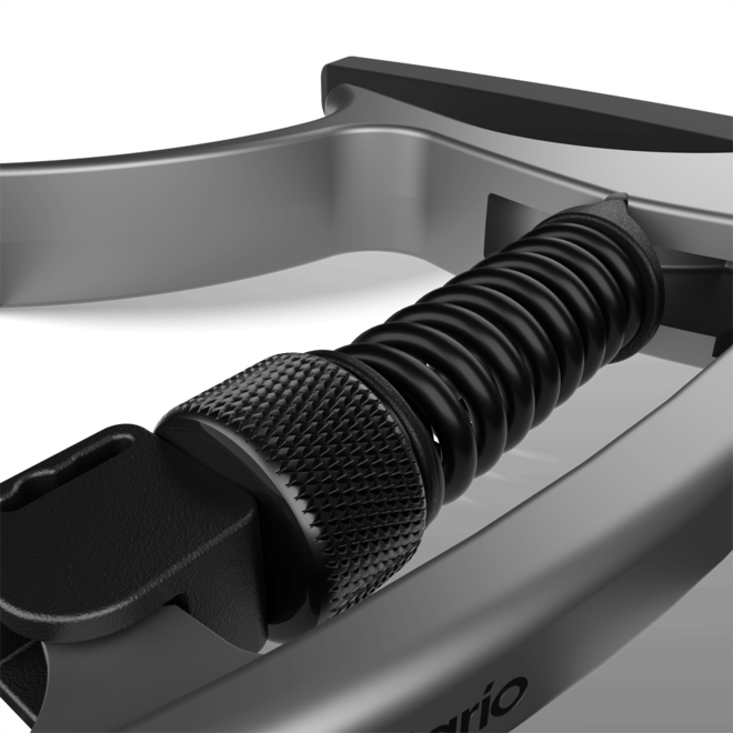 D'Addario Tri-Action Guitar Capo, Silver