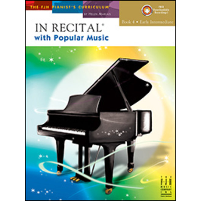 FJH In Recital, Popular Music Book 4 w/CD