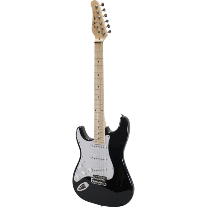 Jay Turser JT100 Left-Hand Electric Guitar, Black