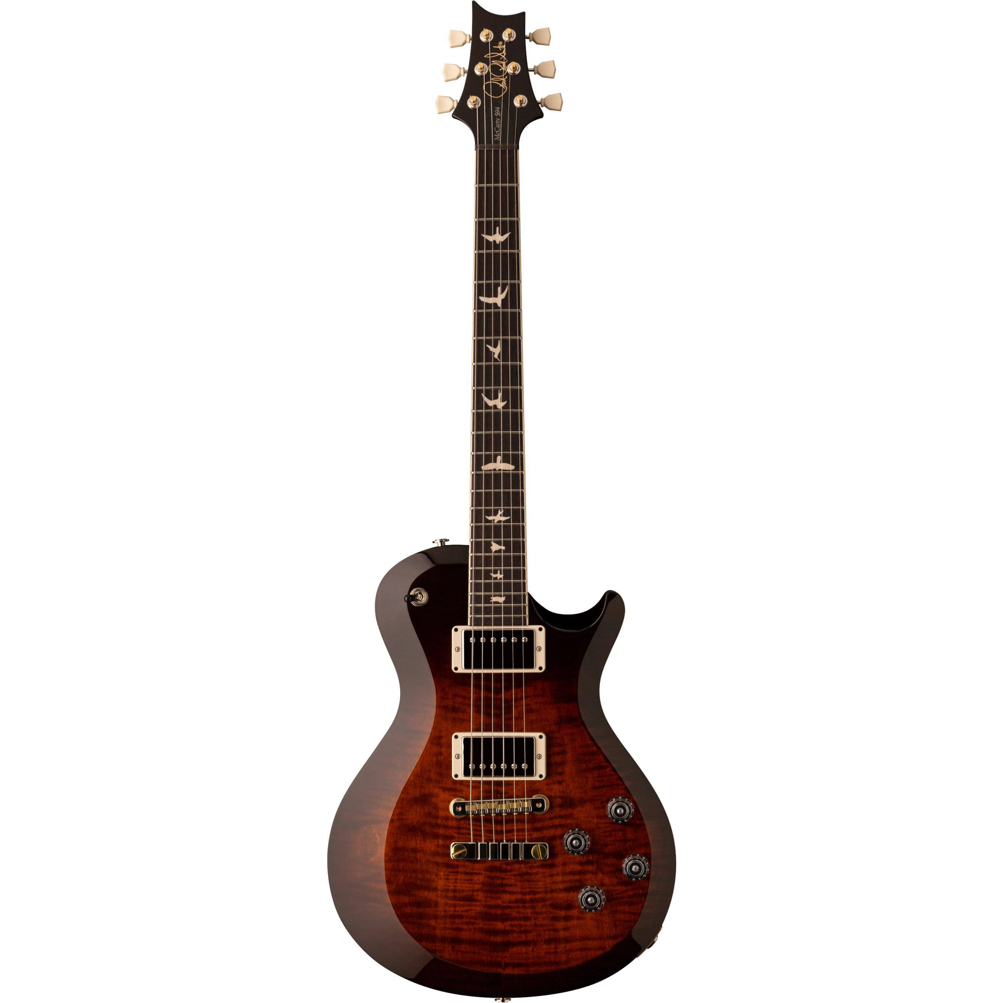 PRS S2 McCarty 594 Single Cut, Black Amber, Gigbag - Janzen