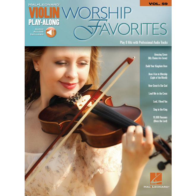 Hal Leonard Worship Favorites, Violin Play-Along Volume 59, w/Online Audio