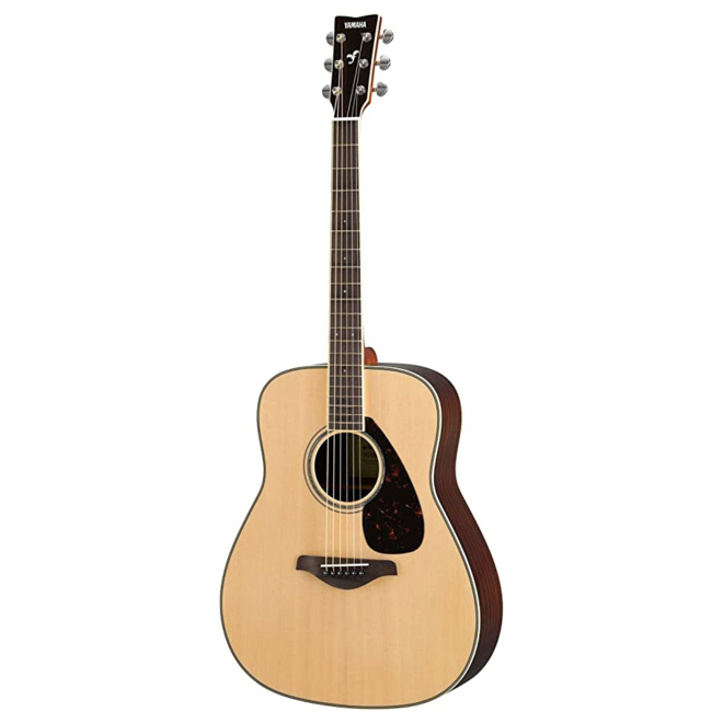 Yamaha FG830 Dreadnought Acoustic Guitar, Natural