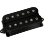 Dimarzio DP158FBK+N Evolution Neck Humbucker Pickup, Black w/Nickel Poles