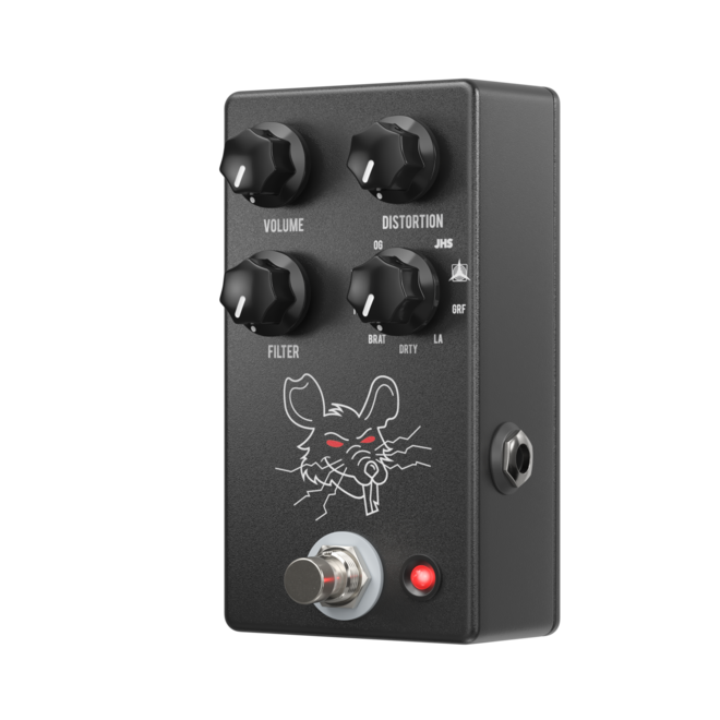 JHS Pedals PackRat 9 Mode Distortion Pedal, Black