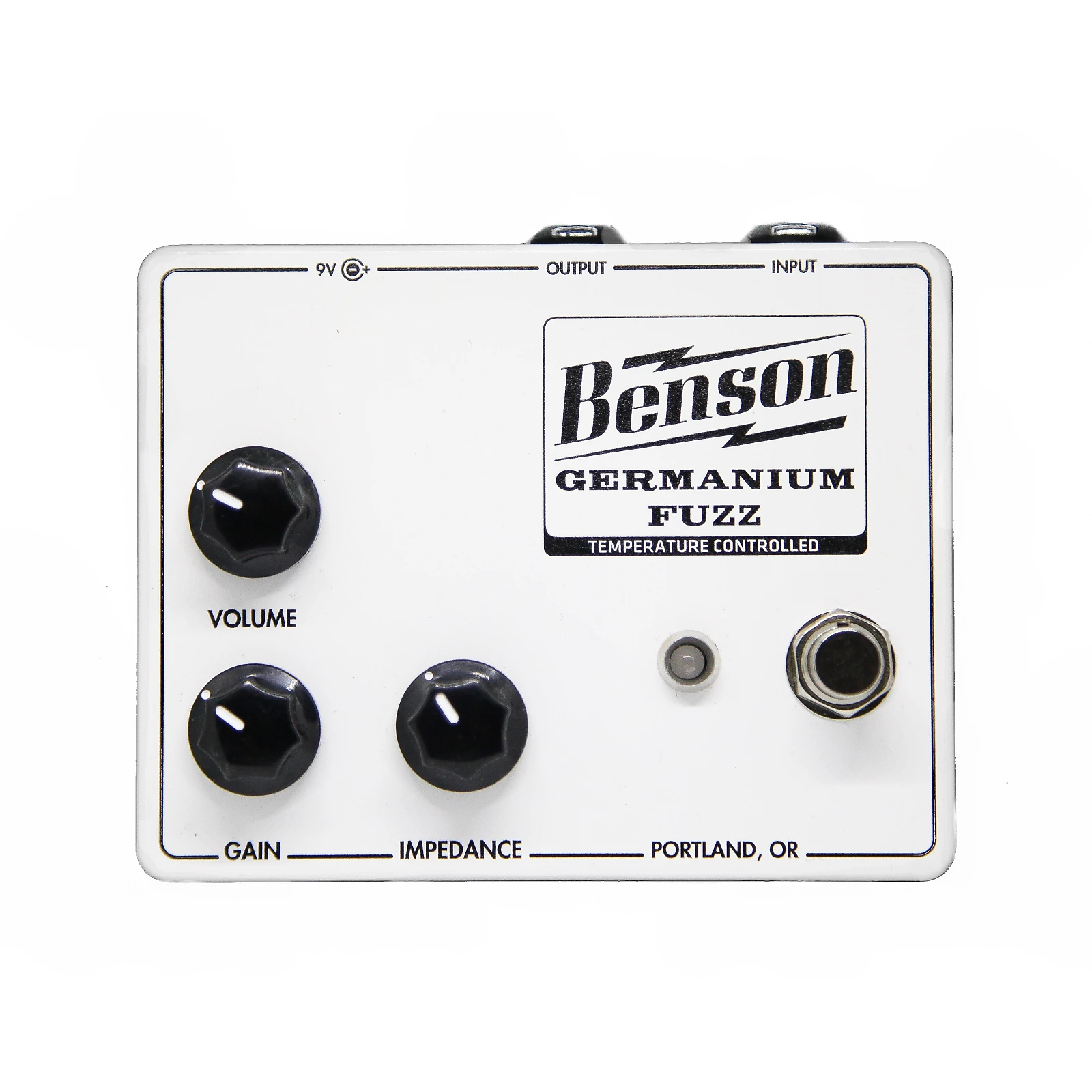 Benson Amps Germanium Fuzz, Solar White Janzen Brothers Music Company