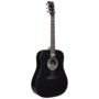 Martin DX Johnny Cash Dreadnought Acoustic Guitar, All Black HPL, w/Gigbag