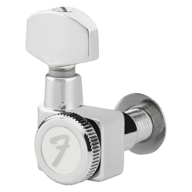 Fender Stratocaster/Telecaster Short Post Locking Machine Head Tuners, Chrome (Set of 6)