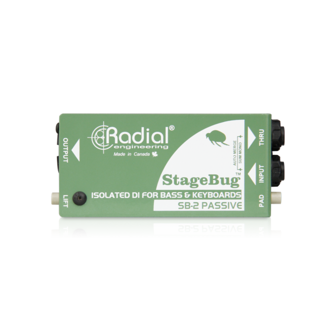 Radial StageBug SB-2 Passive Instrument DI Box
