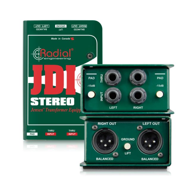 Radial JDI Stereo DI Box