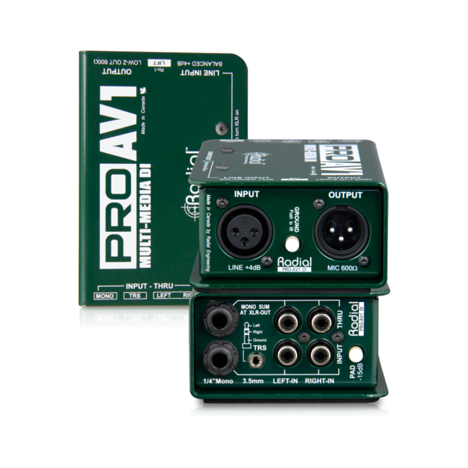 Radial PRO-AV1 Multimedia DI Box