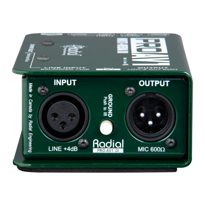 Radial ProAV1 Passive Multimedia DI Box
