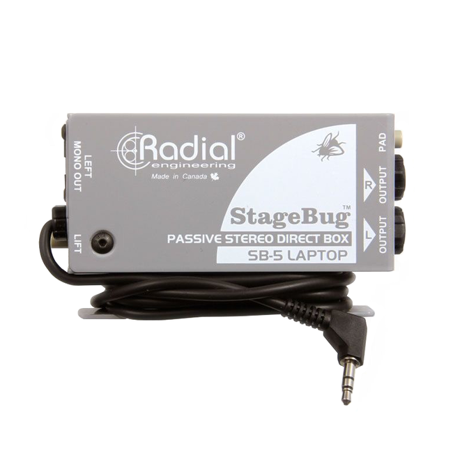Radial StageBug SB-5 Passive Laptop DI Box