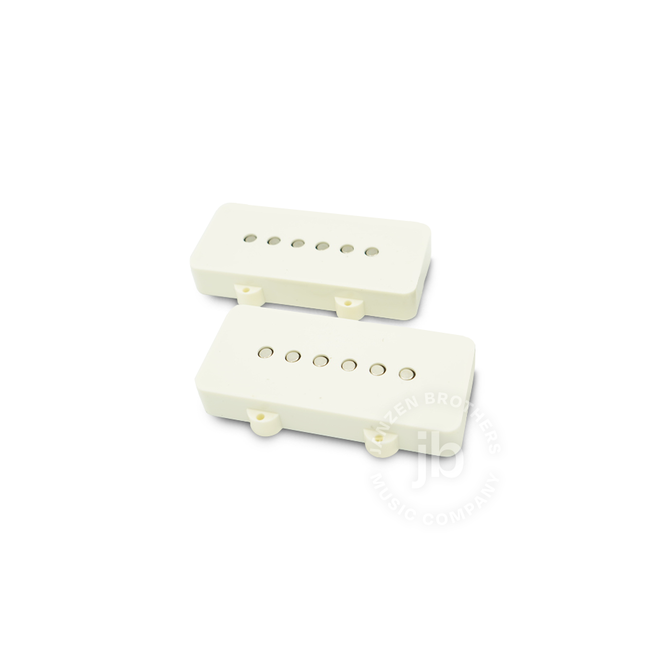 McNelly Pickups 46/58 Single Coil Jazzmaster Pickups, Aged White, Set