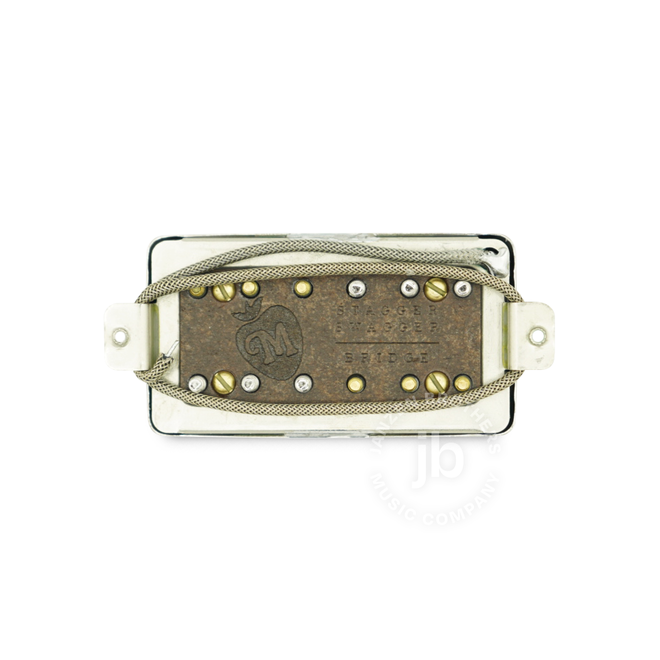 McNelly Pickups V2 Stagger Swagger Pickup, Nickel/Silver Foil/Standard, Bridge