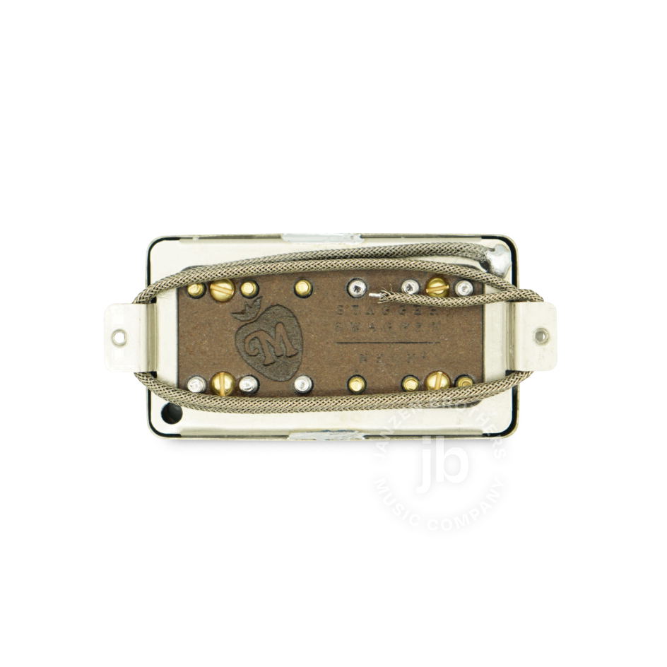 McNelly Pickups V2 Stagger Swagger Pickup, Unplated/Gold Foil, Neck