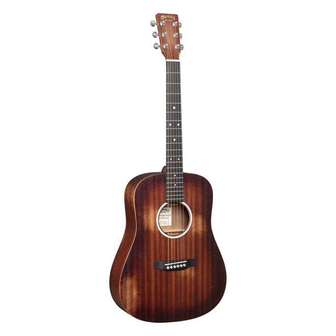 Martin DJr-10E StreetMaster Dreadnought Jr. Acoustic-Electric Guitar, All Sapele, w/Gigbag