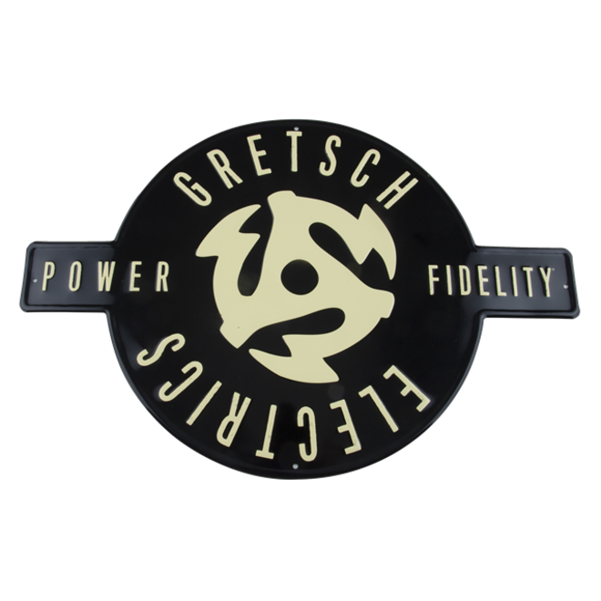 Gretsch Electrics Power & Fidelity Tin Sign