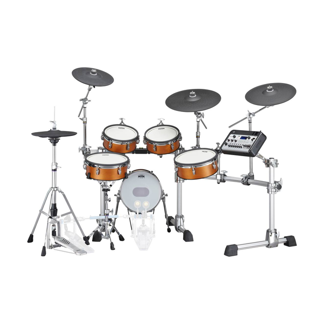 Yamaha DTX10K-X Electronic Drum Set, TCS Heads, Real Wood Finish