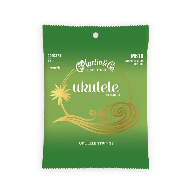 Martin M610 Ukulele Premium Polygut Strings, Concert