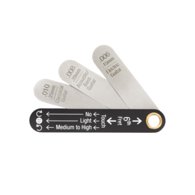 MusicNomad Precision Truss Rod Gauge, w/Pick Capo