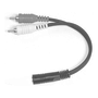 Link Audio Y Adaptor Cable, 1/8" TRS Female to Dual RCA Male