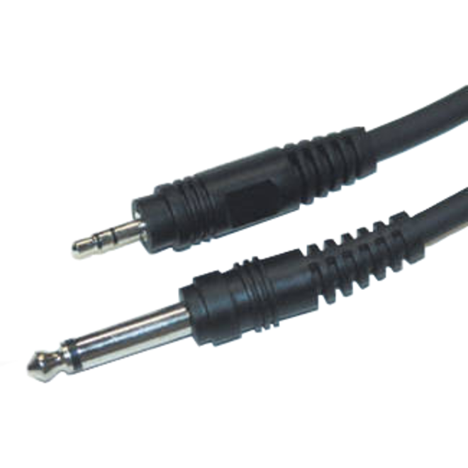 LINK Stereo 1/8"M to Mono 1/4"M Cable, 6'