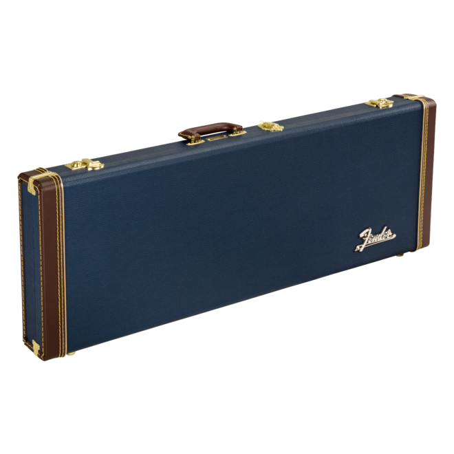 Fender Classic Series Wood Case, Strat/Tele, Navy Blue