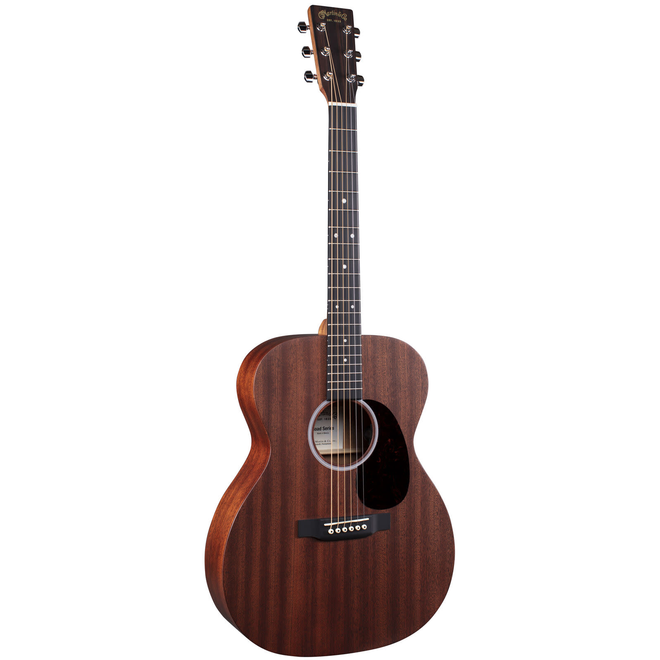 Martin 000-10E Road Series Acoustic-Electric Guitar, All Solid Sapele Satin, w/Gigbag