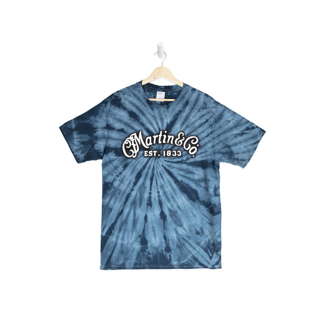 Martin Pinwheel Tie-dyed T-shirt, Navy