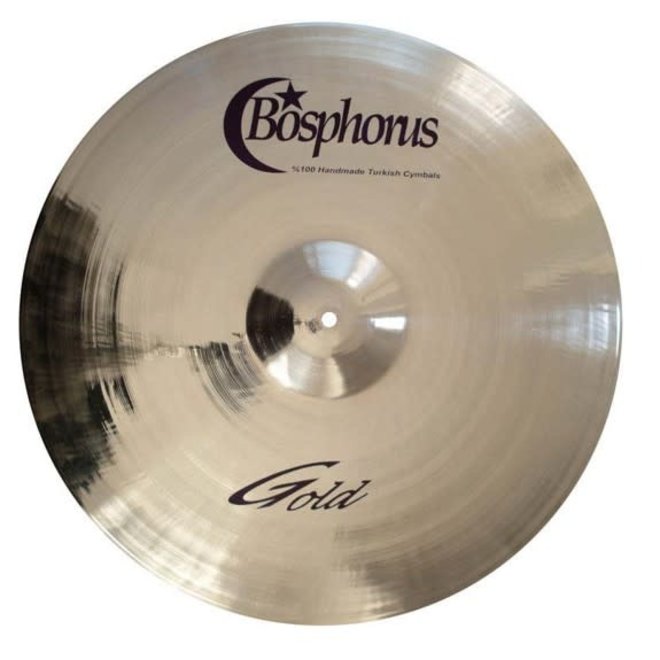 Bosphorus Gold Raw Series Fast Crash Cymbal, 18"
