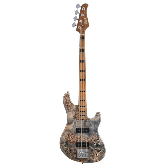 Cort GB-Modern 4 String Bass, 34" Scale, Open Pore Charcoal Grey