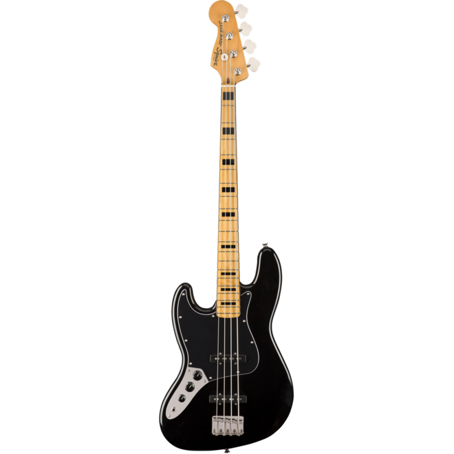 Squier Classic Vibe '70s Jazz Bass, Maple Fretboard, Black (Left Handed)