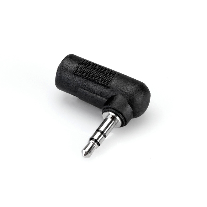 Hosa GMP-272 3.5mm TRS Female to Male Right-Angle Adaptor