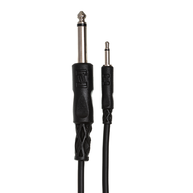 Hosa CMP-310 Mono Interconnect Cable, 1/4" TS to 3.5mm TS, 10'