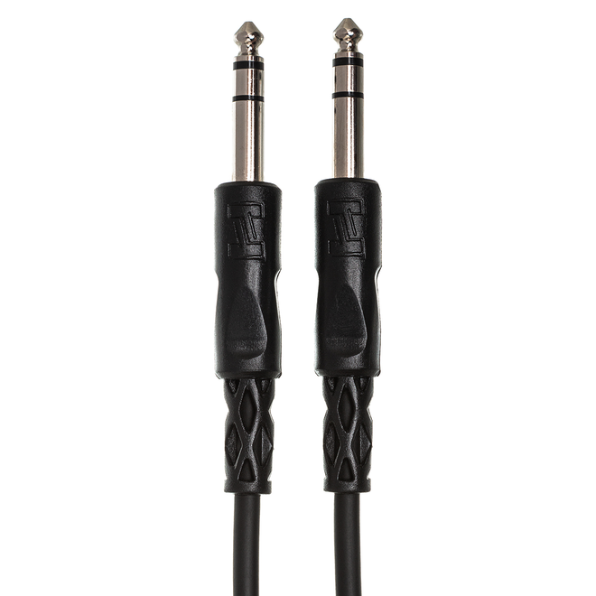 Hosa CSS-105 Balanced Interconnect Cable, 1/4" TRS to Same, 5'