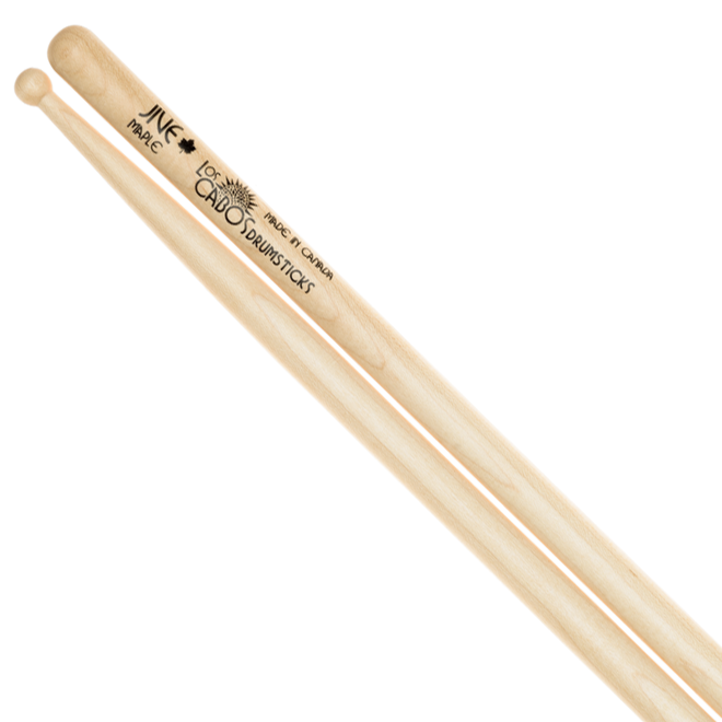 Los Cabos Jive Maple Drumsticks, Ball Tip