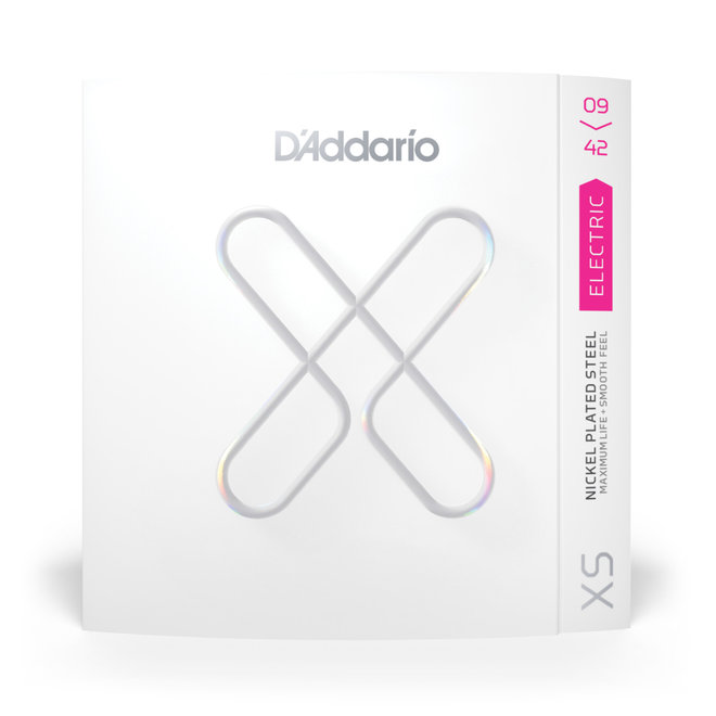 D'Addario XS Nickel Coated Electric Guitar Strings, 9-42 Extra Light