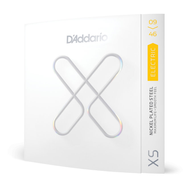 D'Addario XS Nickel Coated Electric Guitar Strings, 9-46 Super Light/Light