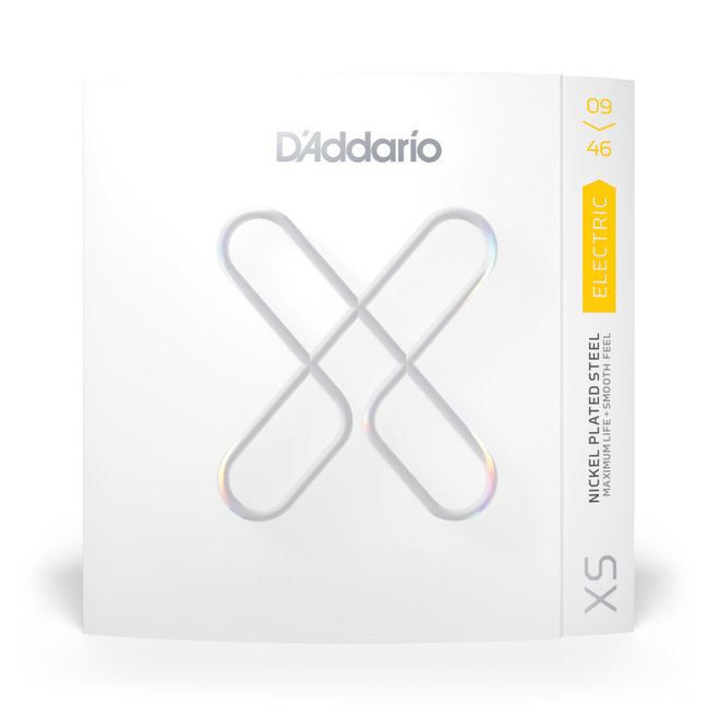 D'Addario XS Nickel Coated Electric Guitar Strings, 9-46 Super Light/Light