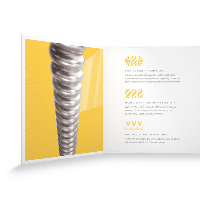 D'Addario XS Coated Electric Guitar Strings, 9-46 Super Light/Light