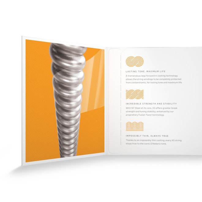 D'Addario XS Coated Electric Guitar Strings, 10-46 Light