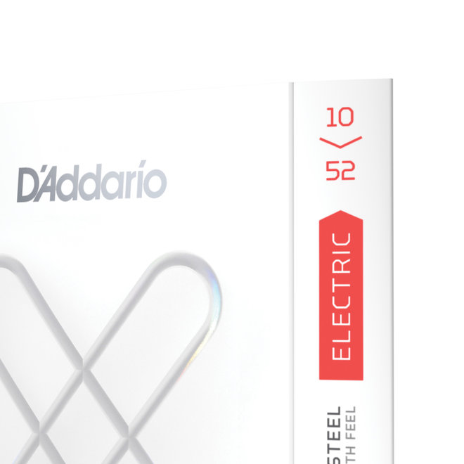 D'Addario XS Nickel Coated Electric Guitar Strings, 10-52 Light/Heavy