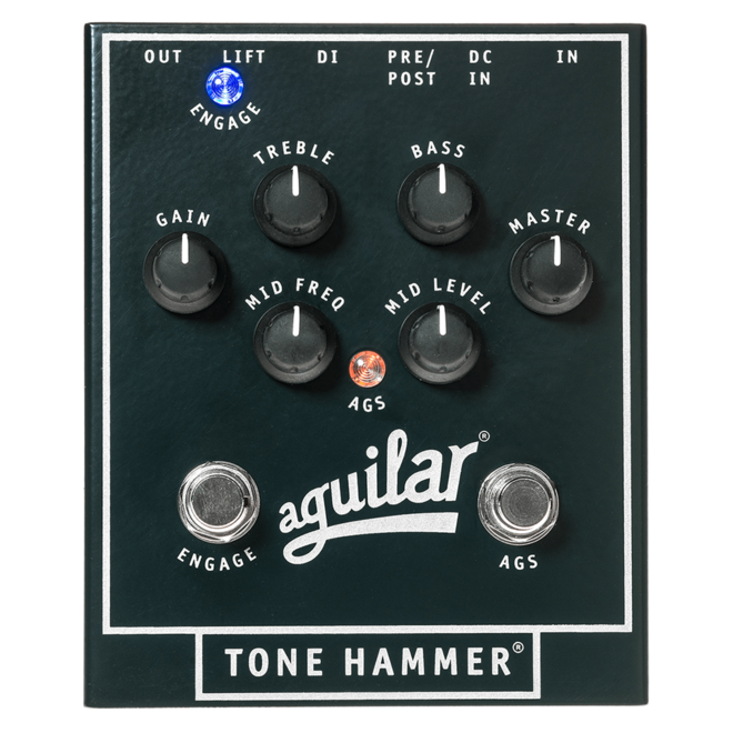 Aguilar Tone Hammer Bass Guitar Preamp/DI Stomp Box
