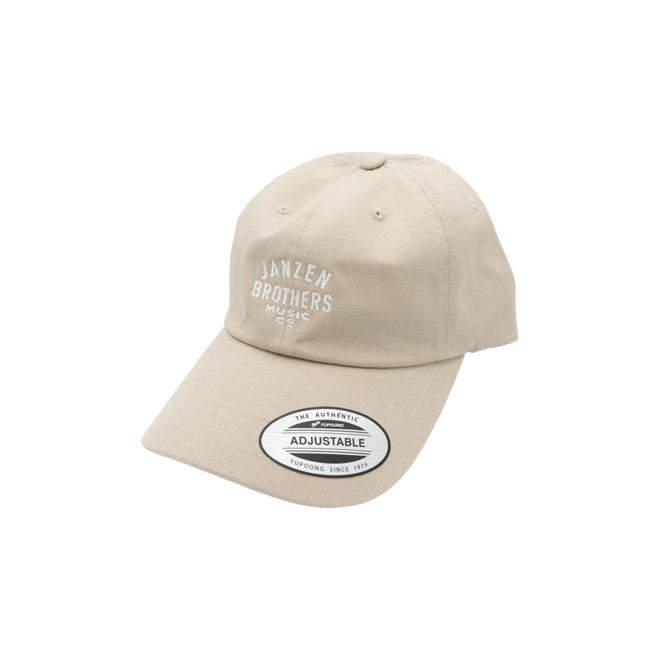 JB Music Co. Dad Hat, Stone, Embroidered Logo