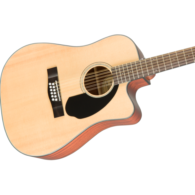 Fender CD-60SCE 12-String Dreadnought Acoustic Guitar, Walnut Fingerboard, Natural