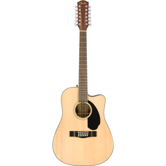 Fender CD-60SCE 12-String Dreadnought Acoustic Guitar, Walnut Fingerboard, Natural
