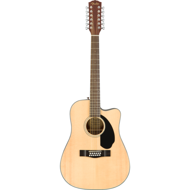 Fender CD-60SCE 12-String Dreadnought Acoustic Guitar, Walnut Fingerboard, Natural