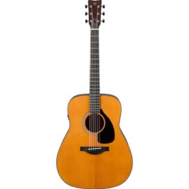 Yamaha FGX3 Red Label Dreadnought Acoustic-Electric Guitar, All Solid Spruce/Mahogany, w/Softshell Case